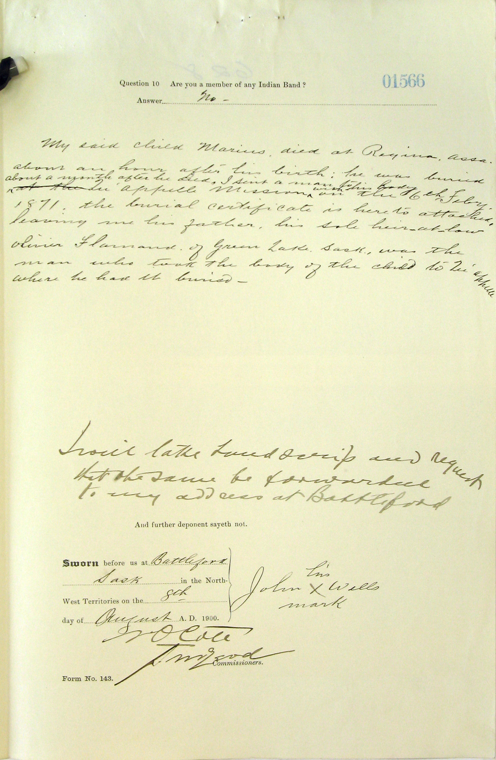 Historical Document from 1800s